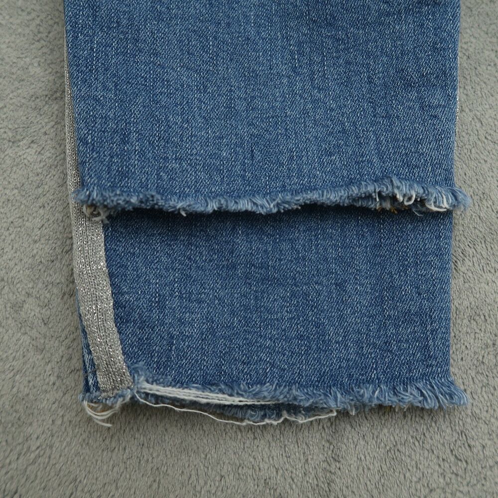 Pilcro Jeans Women's Fits 34x26 ( No Size Tag ) Blue High-Rise Cropped Denim - Picture 2 of 16